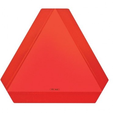 PLACA HOMOLOGADA VEHCULO LENTO V-5 405 x 355 mm.