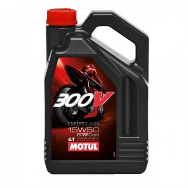 MOTUL 300V 4T FACTORY LINE ROAD RACING 15W50  4 lt