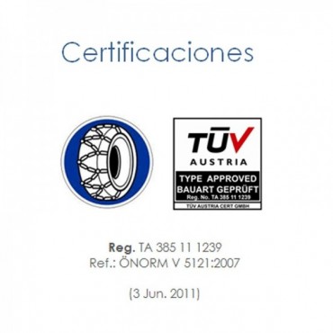 CADENA DE NIEVE TEXTIL FIX&GO TEX TALLA J