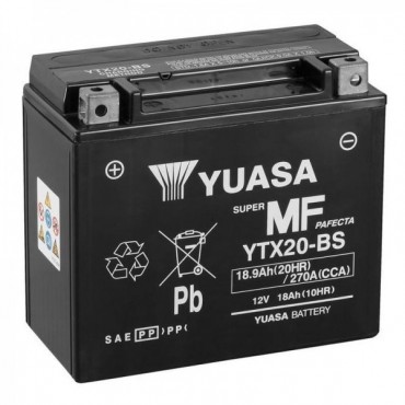 BATERIA MOTO YUASA YTX20-BS LIBRE MANTENIMIENTO
