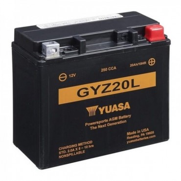 BATERIA MOTO YUASA GYZ20L HIGH PERFORMANCE