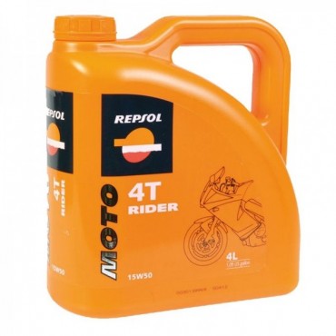 REPSOL MOTO RIDER 4T 15W50 4 lt