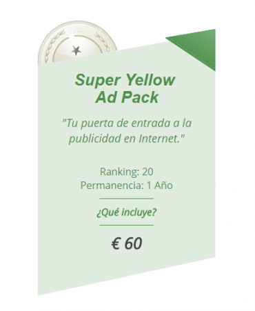 ESPACIO PUBLICITARIO POSICIONADO  1 AÑO