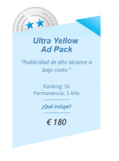 ESPACIO PUBLICITARIO  POSICIONADO  3 AÑOS