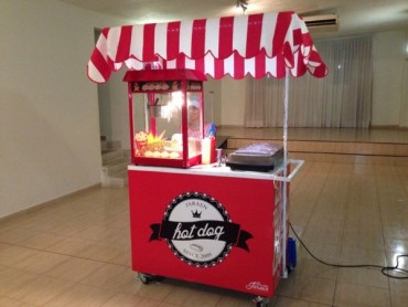 CARRITO DE PERRITOS CALIENTES Y PALOMITAS